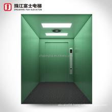 ZhuJiangFuJi Brand Freight Lift Cargo Elevator With Painted Cabin And Doors